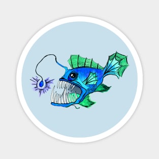 Blue Anglerfish Magnet